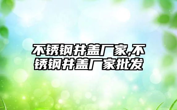 不銹鋼井蓋廠家,不銹鋼井蓋廠家批發(fā)