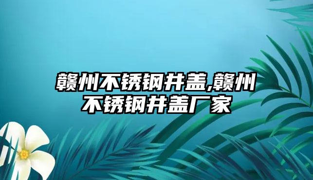 贛州不銹鋼井蓋,贛州不銹鋼井蓋廠家