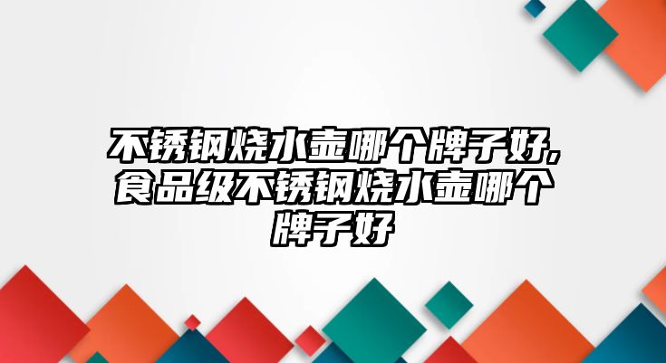 不銹鋼燒水壺哪個(gè)牌子好,食品級(jí)不銹鋼燒水壺哪個(gè)牌子好