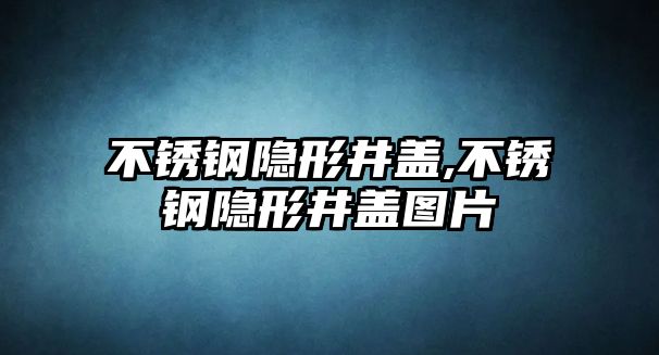 不銹鋼隱形井蓋,不銹鋼隱形井蓋圖片