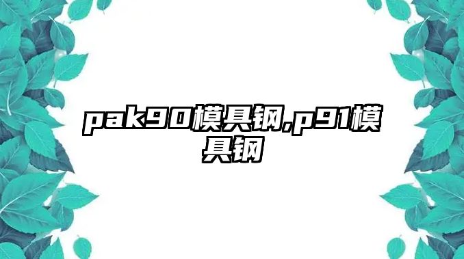 pak90模具鋼,p91模具鋼