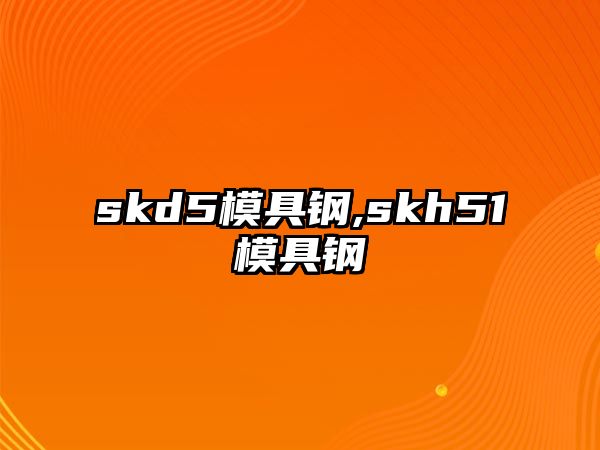 skd5模具鋼,skh51模具鋼