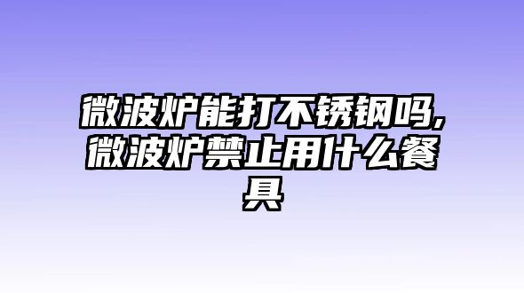 微波爐能打不銹鋼嗎,微波爐禁止用什么餐具