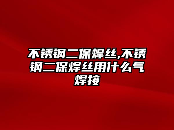 不銹鋼二保焊絲,不銹鋼二保焊絲用什么氣焊接