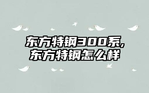 東方特鋼300系,東方特鋼怎么樣